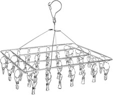 Metal Sock Hanger with 36Pcs
