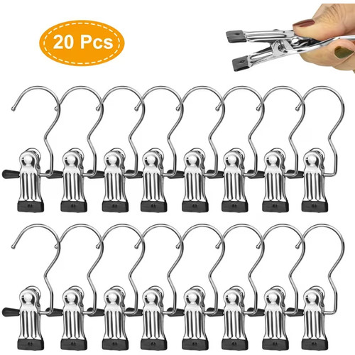 20x laundry hanger clips metal - laundry,