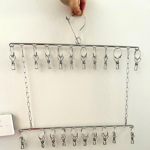 Metal space saving - space, multi-clip