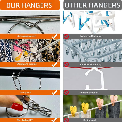 Sock hanger for washing line - washing,