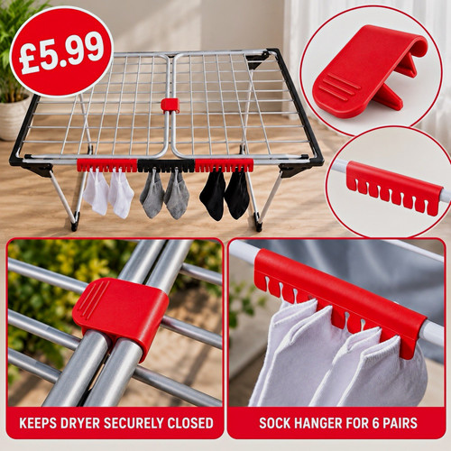 Clothes airer accessory set - airer,